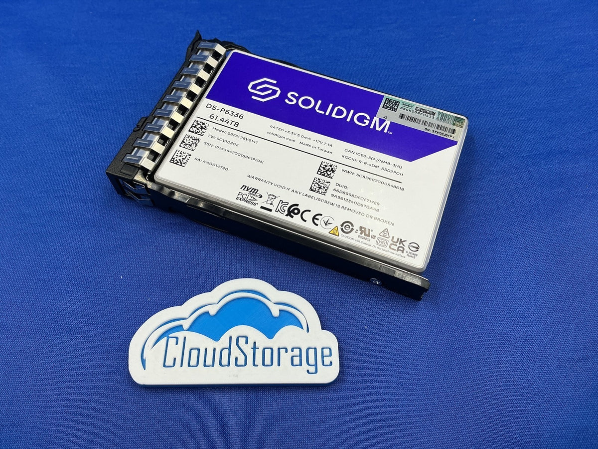 HPE P73532-B21 61.44TB Solidigm D5-P5336 U.2 NVMe SSD P73581-001 SBFPF2BV614T
