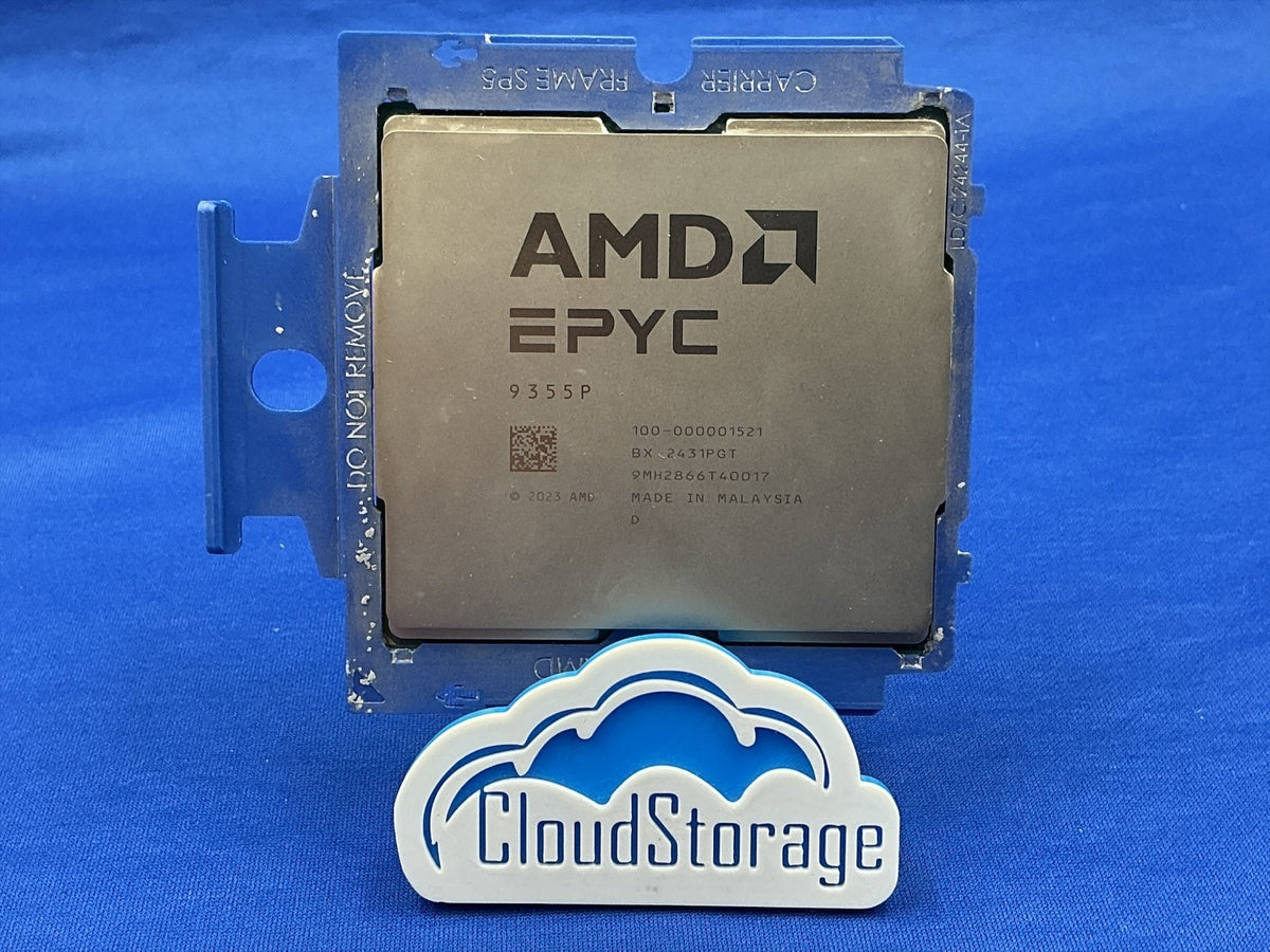 AMD EPYC 9355P 32-Core 64-Thread 3.55GHz 256MB 280W SP5 CPU 100-000001521