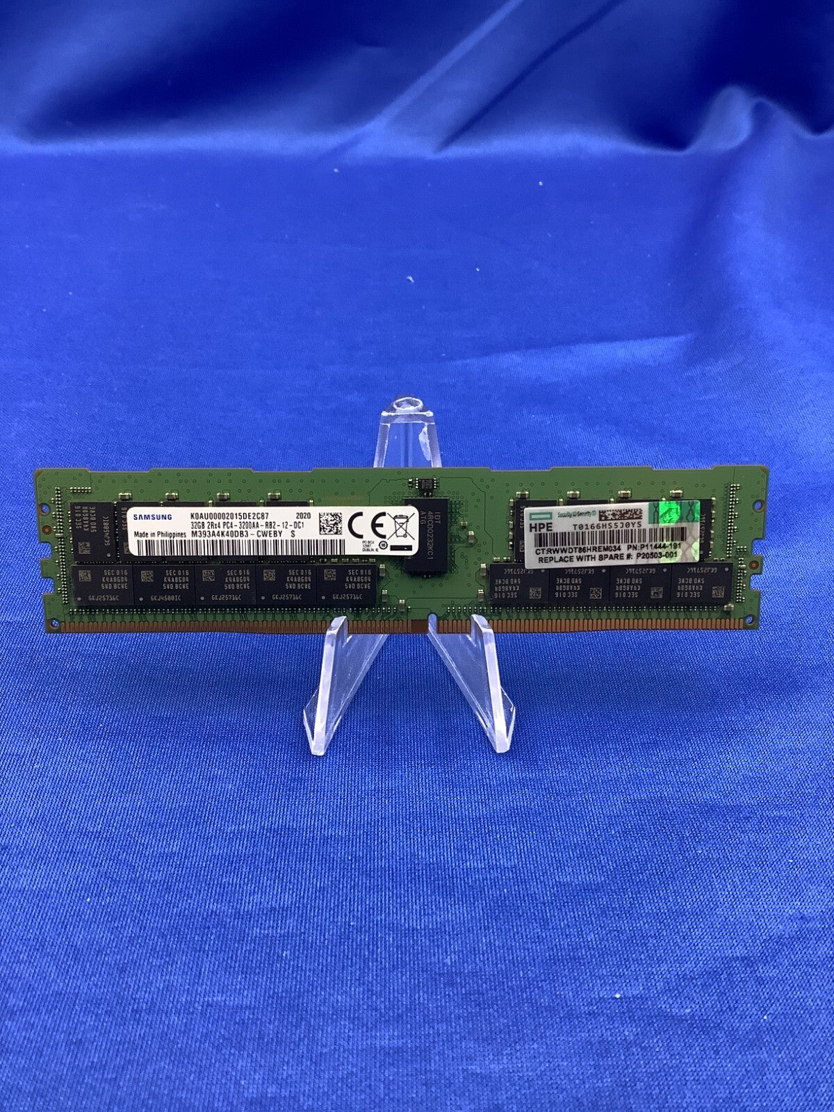 P11444-191 HPE 32GB (1X32GB) 2Rx4 PC4-3200AA MEMORY P07646-B21 P20503-001