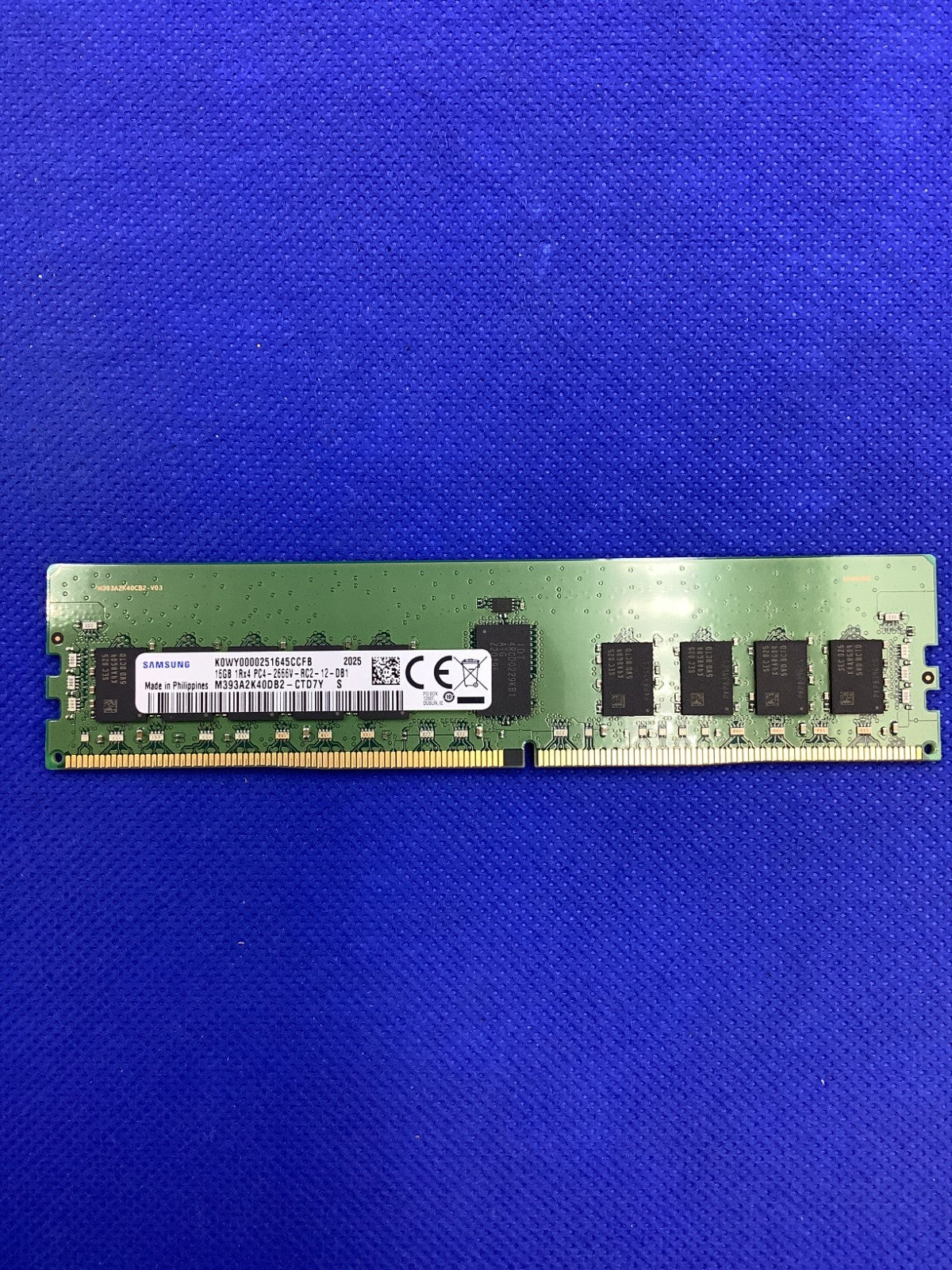 M393A2K40DB2-CTD SAMSUNG 16GB (1X16GB) 1RX4 PC4-2666V RDIMM MEMORY