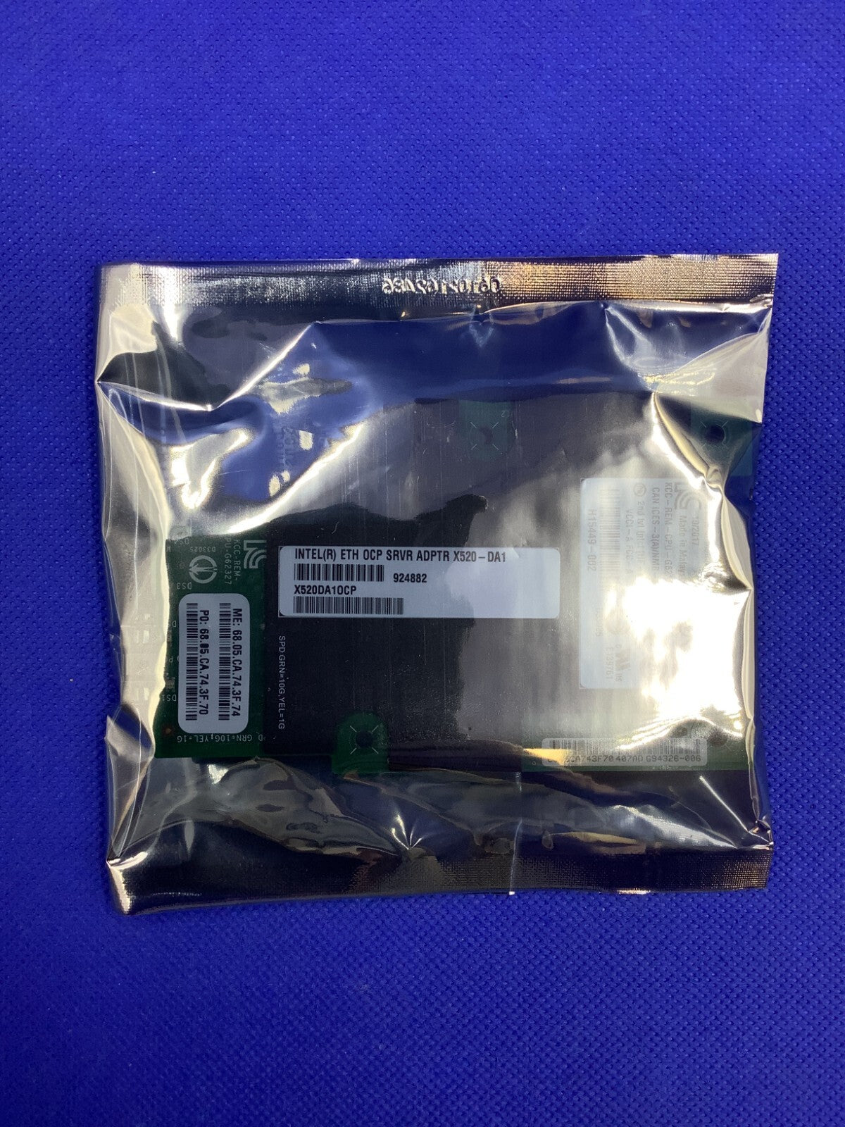 lot of 100pcs Intel Single Port 10GB SFP+ PCIe X520-DA1 Adapter X520DA1OCP
