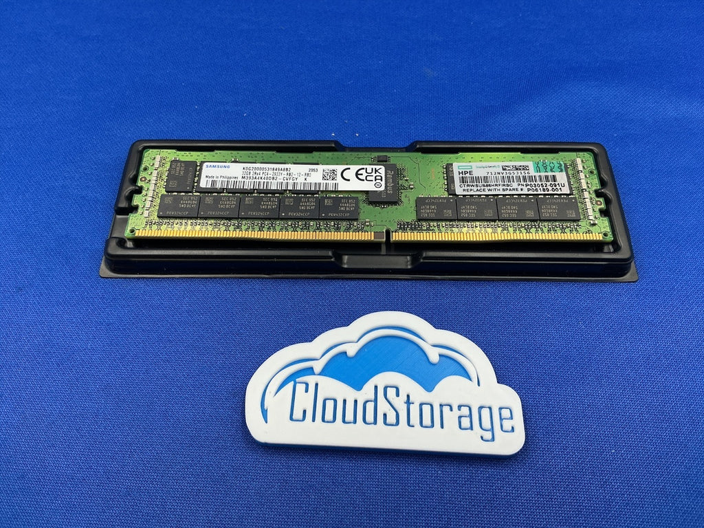P03052-091U HPE 32G (1X32GB) 2RX4 PC4-2933Y REGISTERED SMART MEMORY