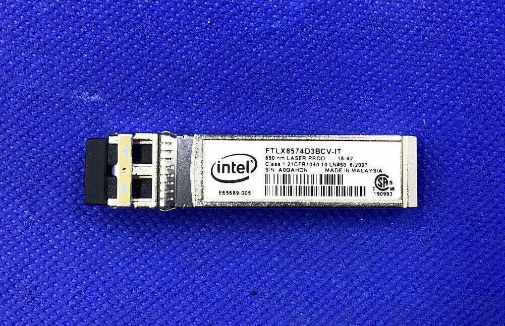 0XYD50 DELL  INTEL FTLX8574D3BCV-IT 10GB FC SFP+ 850nm AFBR-709DMZ-IN3