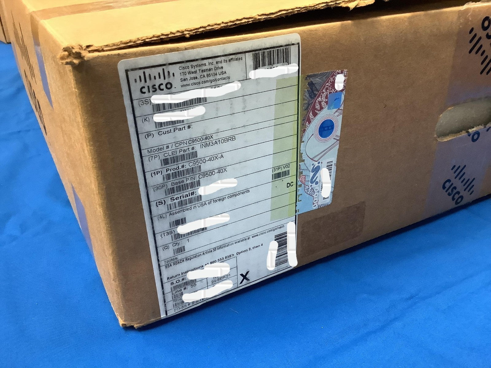 NOB C9500-40X-A CISCO CATALYST 9500 40-PORT 10GBE NA SWITCH