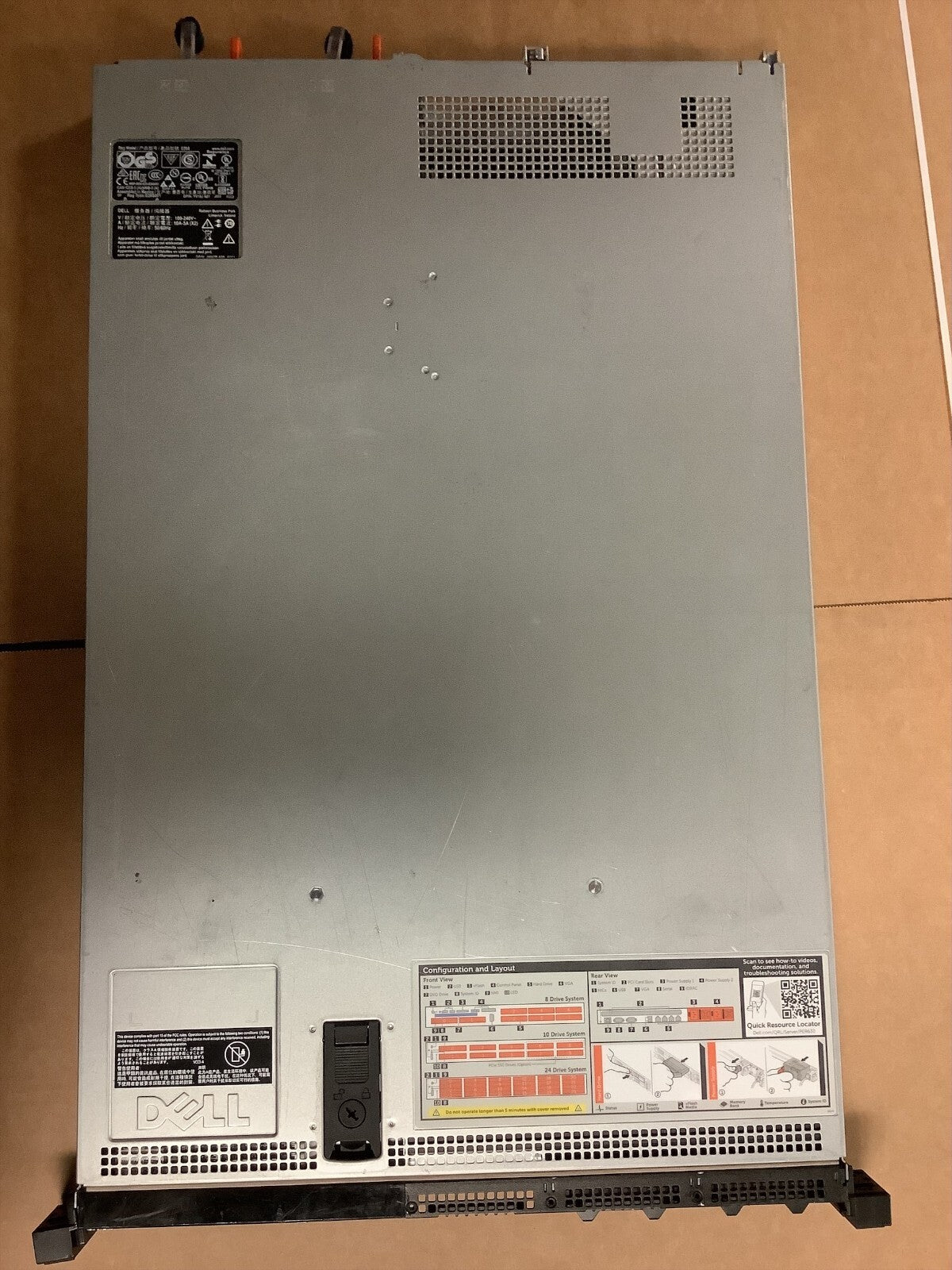 DELL PowerEdge R630 8bay MOBO 02C2CP, Daughter card 068M95, 2pcs X520-DA2, PCIE