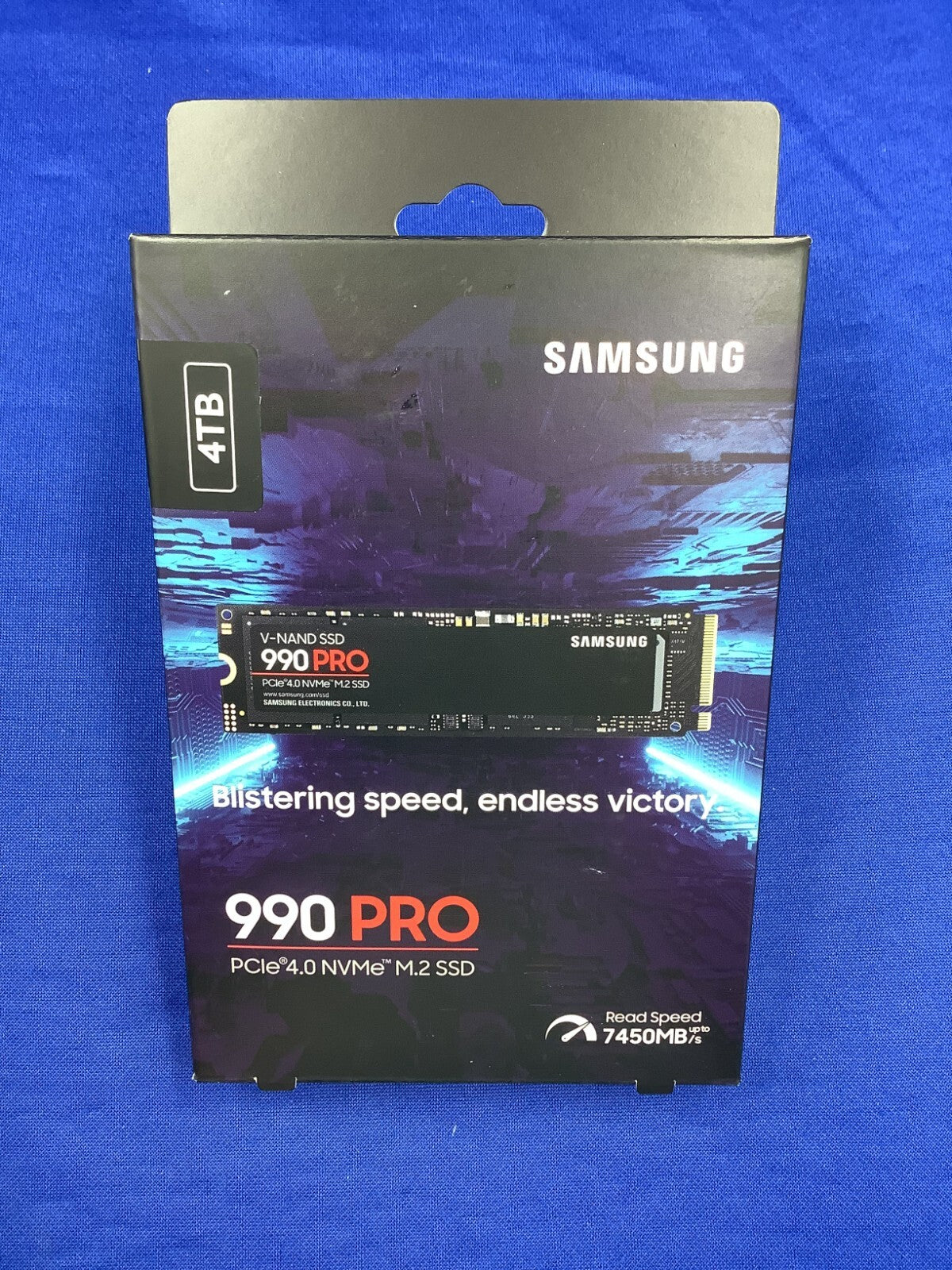 MZ-V9P4T0B/AM SAMSUNG 990 Pro 4TB M.2 2280 PCIe 4.0 x4 NVMe SSD  new sealed