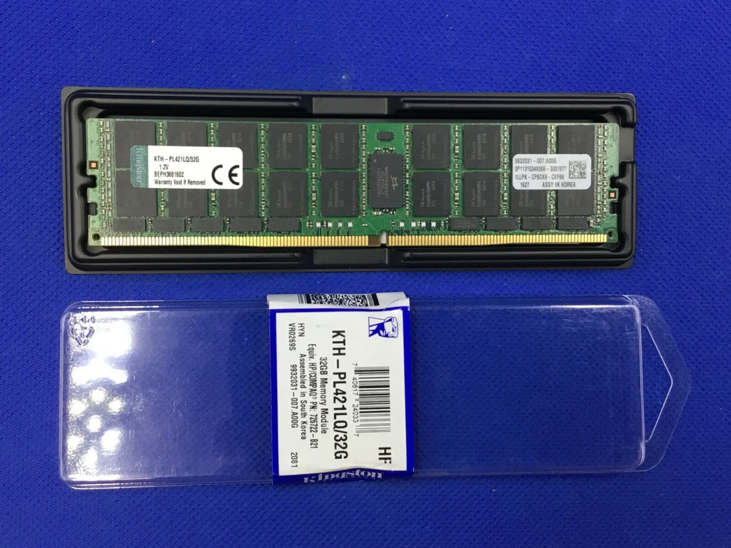 NOB KTH-PL421LQ/32G KINGSTON 32GB (1X32GB) 4RX4 PC4-17000  SERVER MEMORY