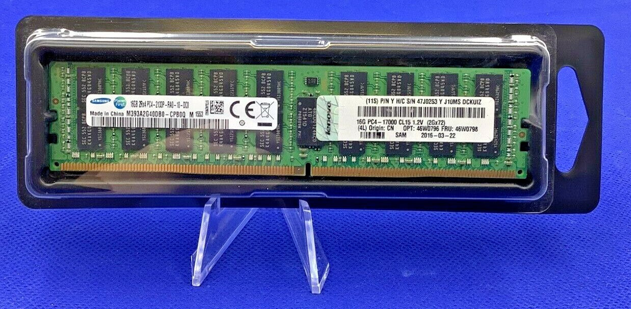 LENOVO 16GB 47J0253 2RX4 PC4-2133P DDR4 MEMORY 46W0798 46W0795 46W0796