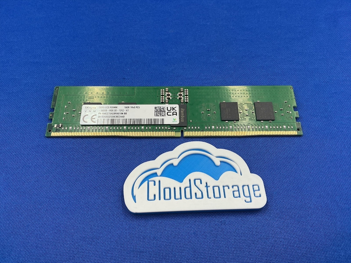 HMCG78AGBRA619N HYNIX 16GB (1x16GB) 1Rx8 PC5-5600B RDIMM MEMORY