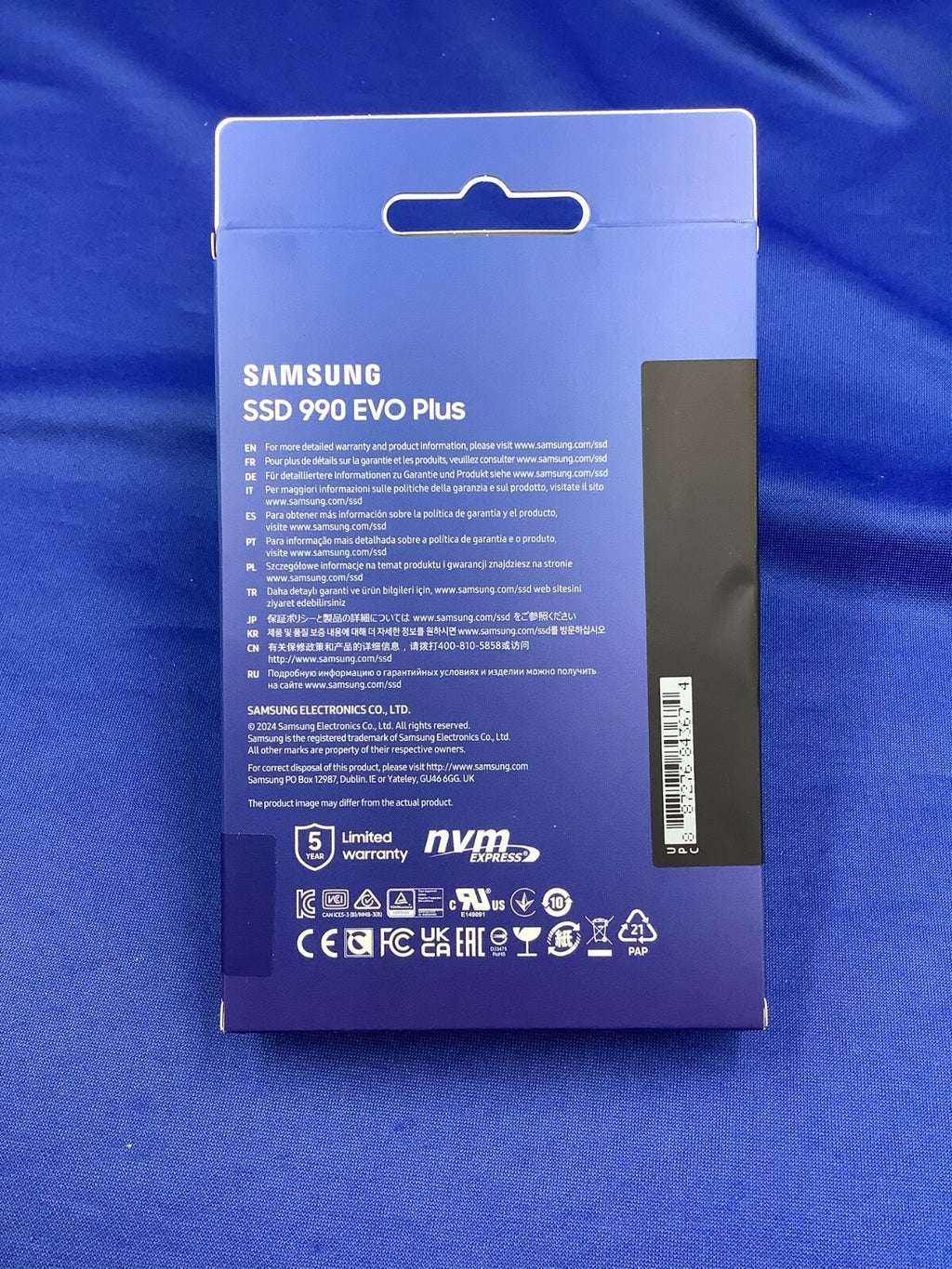 MZ-V9S2T0 SAMSUNG 990 EVO Plus 2TB PCle NVMe M.2 2280 Internal SSD MZ-V9S1T0B/AM