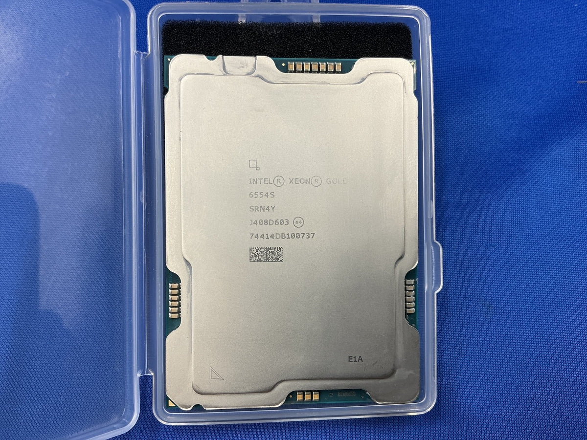 SRN4Y Intel Xeon Gold 6554S 2.2GHz 36 Cores 72 Cores 180MB FCLGA4677 Processor