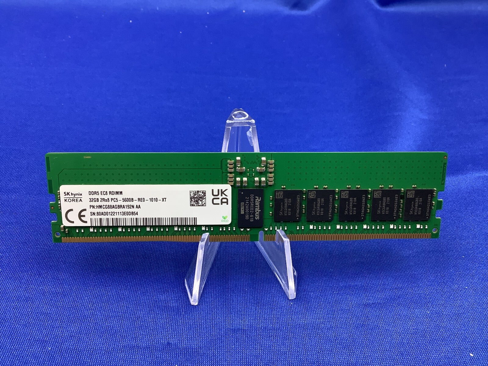 HMCG88AGBRA192N HYNIX 32GB (1X32GB) 2Rx8 PC5-5600B EC8 RDIMM MEMORY