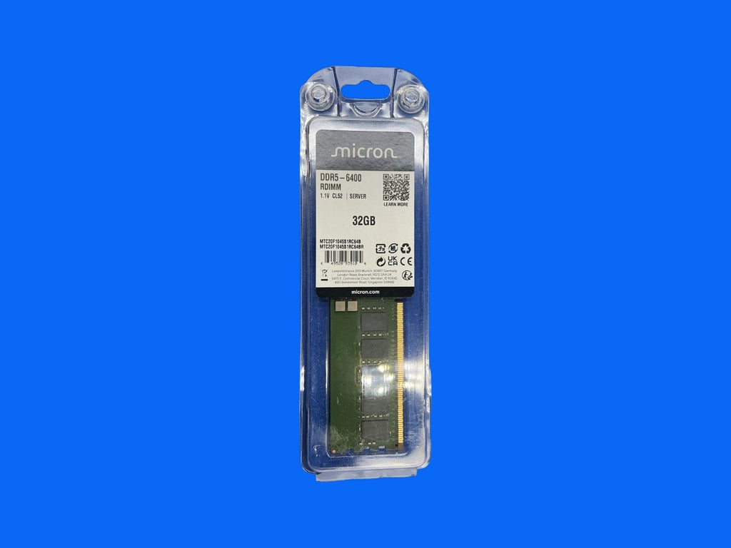 Micron MTC20F1045S1RC64BD2 32GB DDR5-6400 ECC RDIMM 1Rx4 PC5-51200 MEMORY