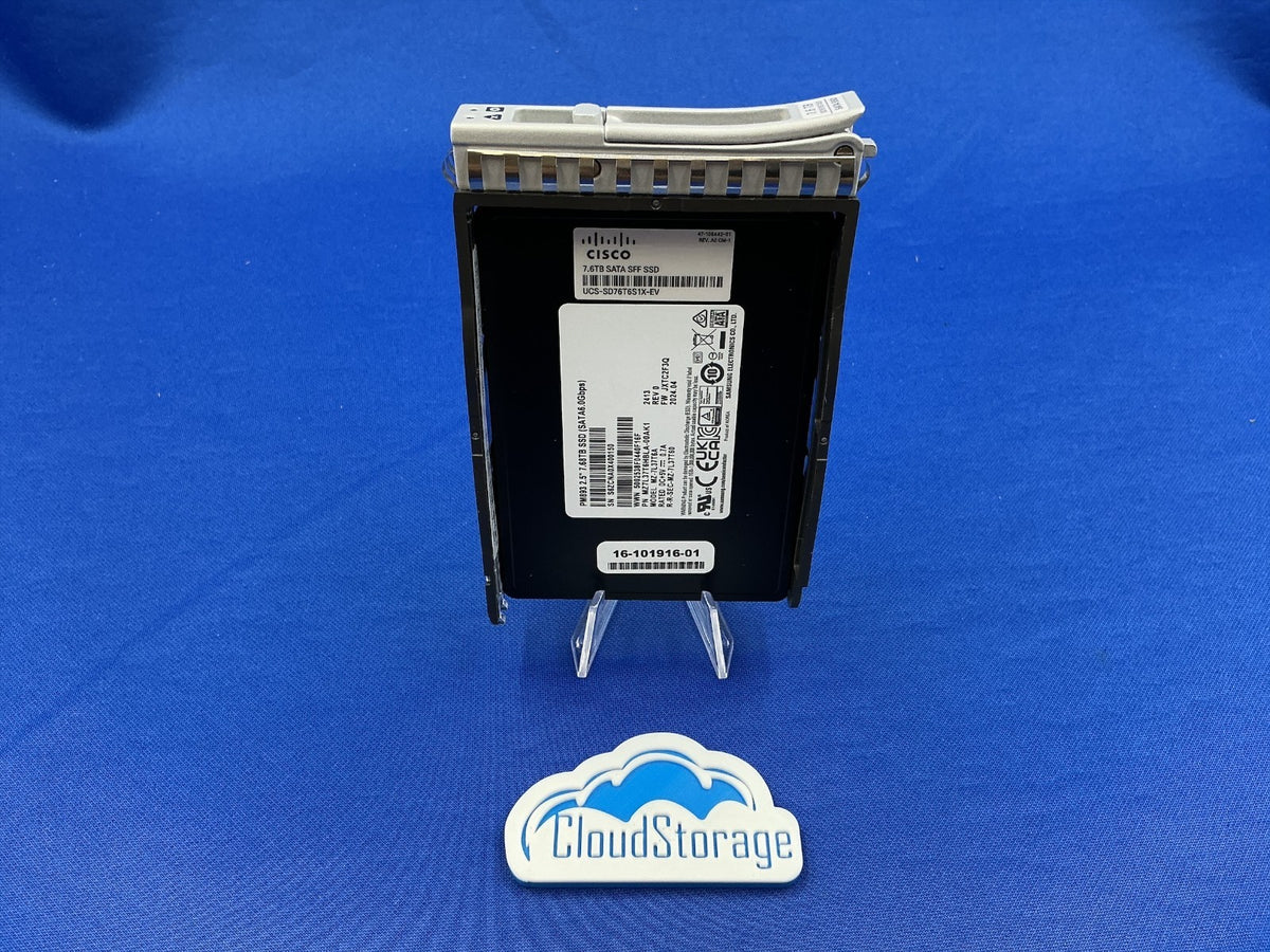 MZ-7L37T6A CISCO UCS-SD76T6S1X-EV Samsung PM893 7.68TB SATA 6Gb/s 2.5" SSD