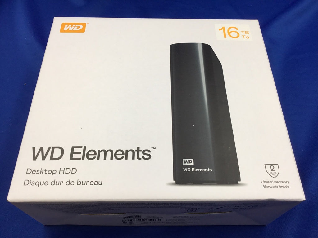 WDBWLG0160HBK-NESN WD Elements 16TB Desktop External Hard Drive