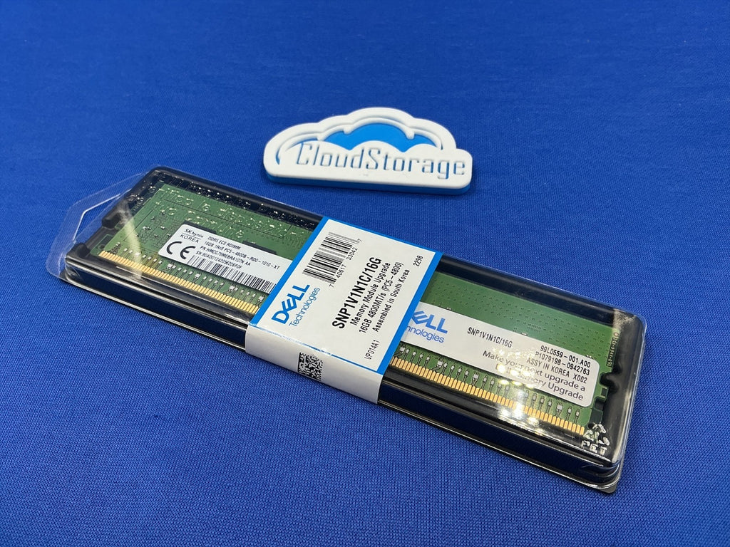 SNP1V1N1C/16G DELL 16GB (1X16GB) 1Rx8 PC5-4800B RDIMM MEMORY Brand New