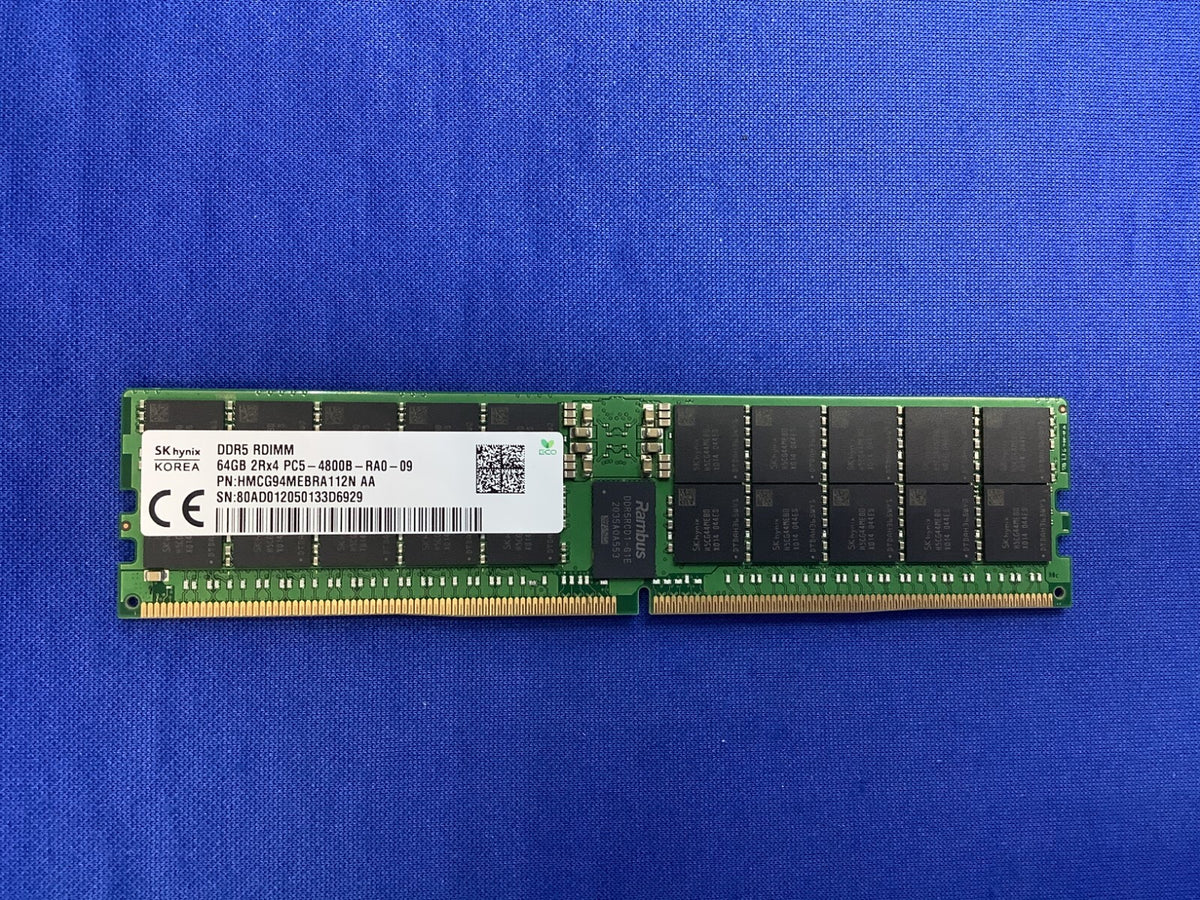 HMCG94MEBRA112N HYNIX 64GB 2RX4 PC5-4800B RDIMM MEMORY
