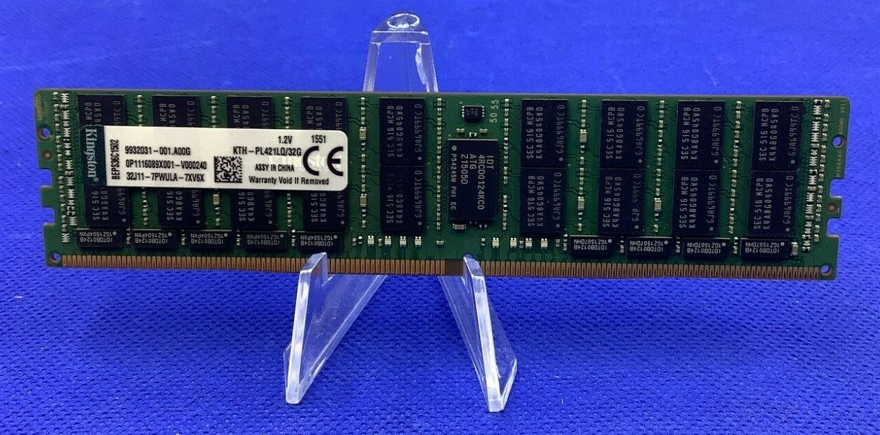 KTH-PL421LQ/32G KINGSTON 32GB (1X32GB) 4RX4 PC4-17000 DDR4 MEMORY