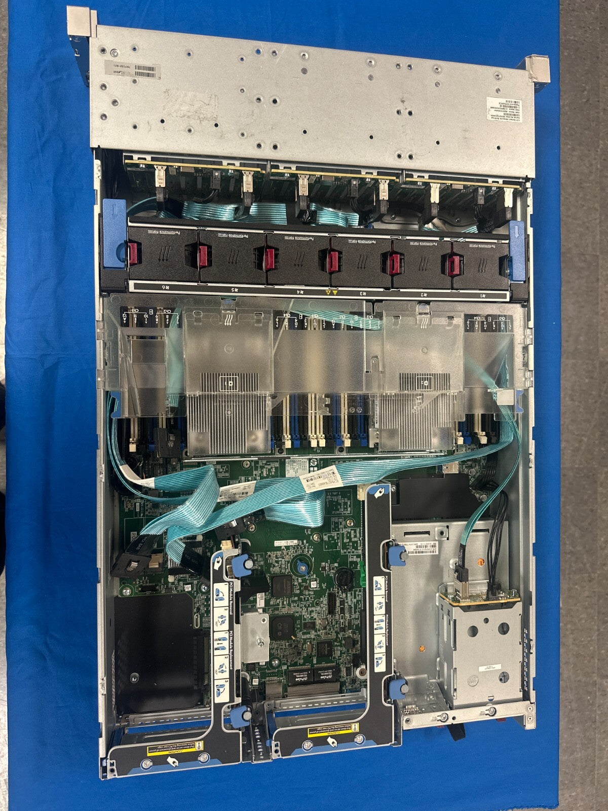 HPE PROLIANT DL380 GEN9 24SFF 843307-001 SERVER W/ Heatsink Fan 800W PSU