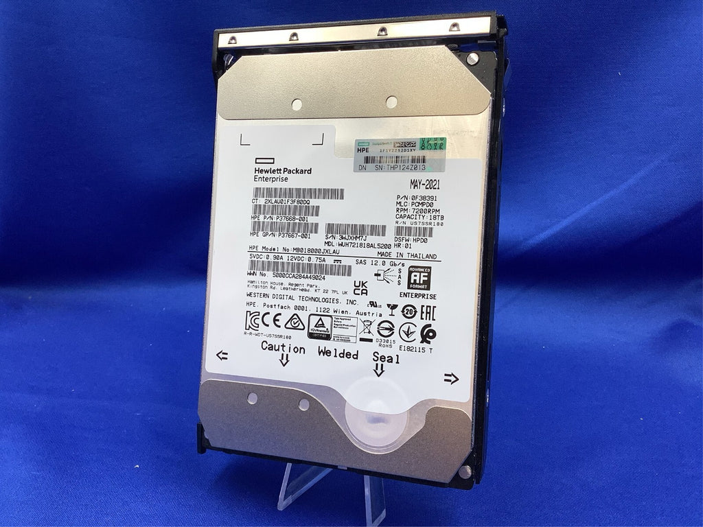 P37669-B21 HPE 18TB SAS 12Gb/s 7.2K LFF LP 512E ISE HDD P38441-001