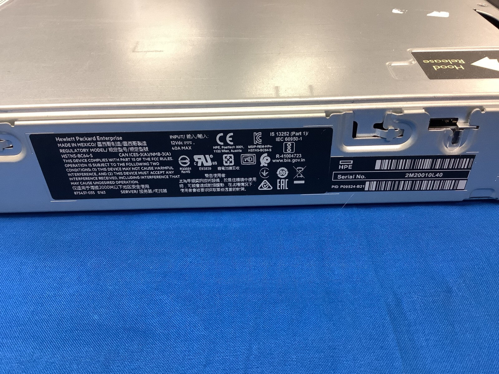 HPE P09524-B21  ProLiant BL460c Gen10 CTO Blade Server