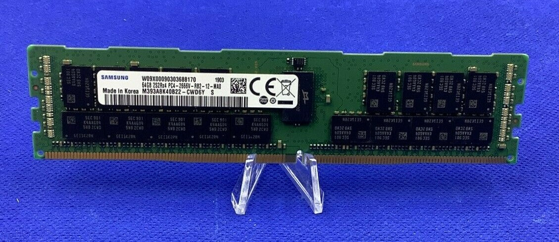M393A8K40B22-CWD SAMSUNG 64GB (1X64GB) 2S2RX4 PC4-2666V MEMORY