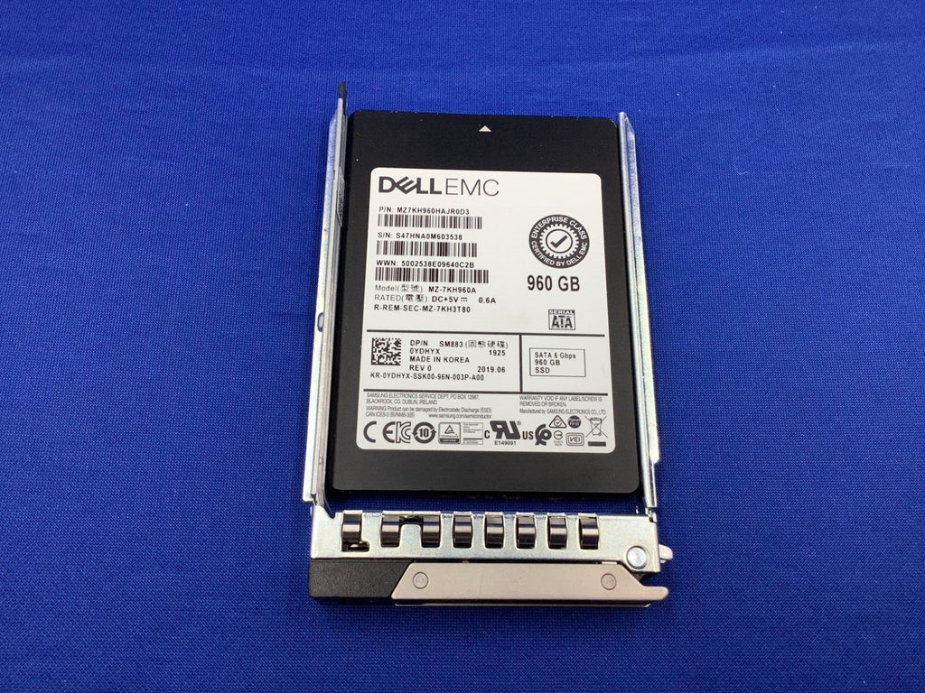 YDHYX DELL 960GB SATA 6Gbps Mixed Use TLC 2.5in SSD 0YDHYX MZ-7KH960A