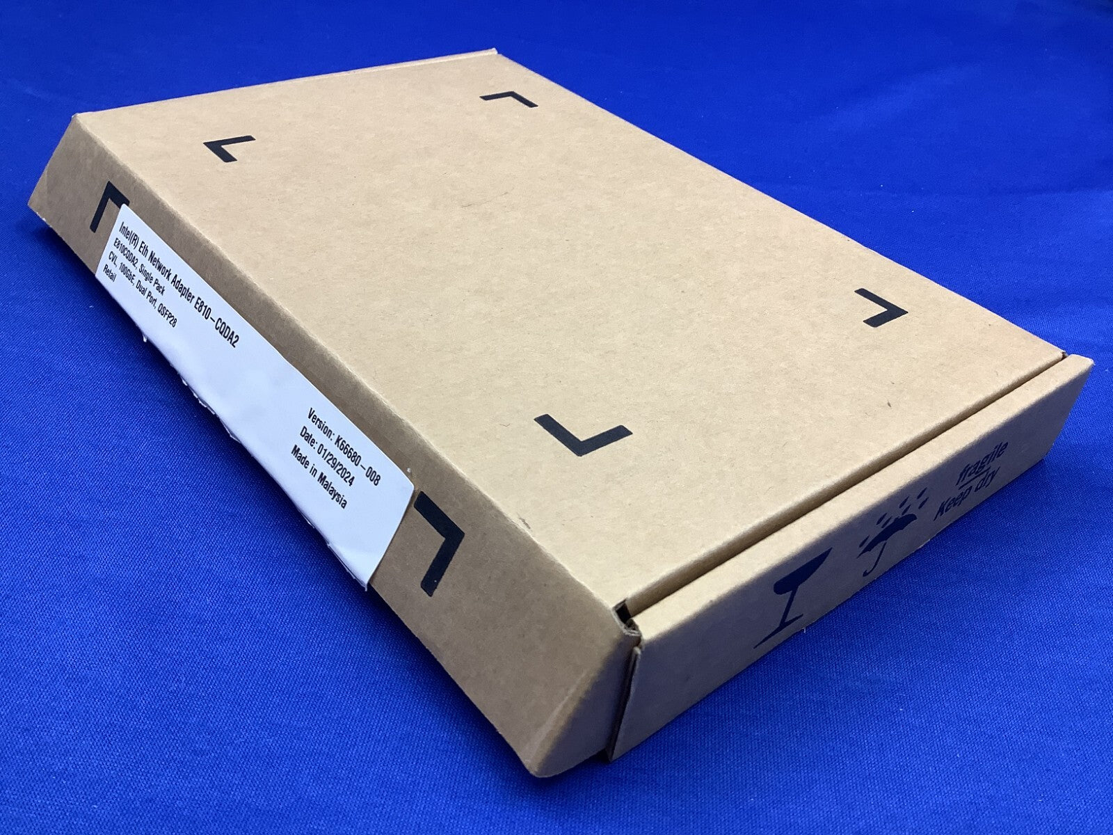 E810-CQDA2 Intel 100GbE 2Port QSFP28 Eth Network Adapter E810CQDA2