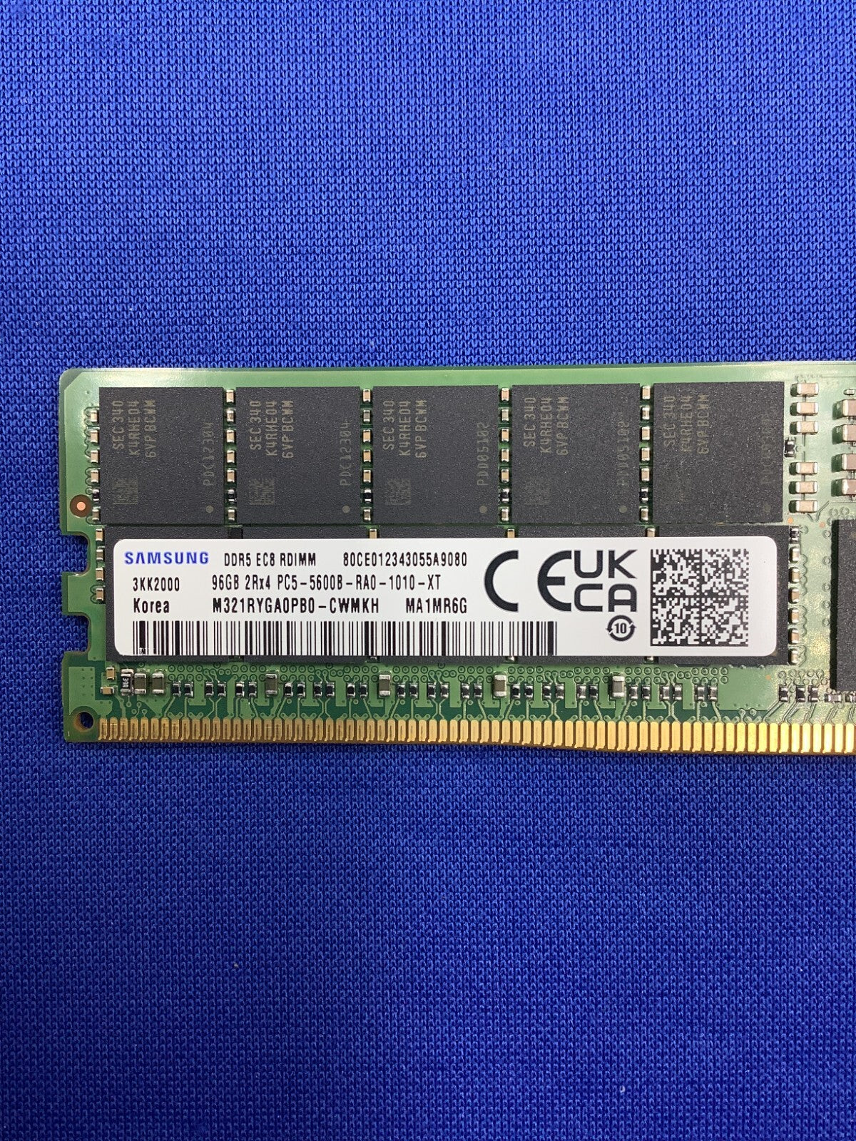 M321RYGA0PB0-CWM Samsung 96GB DDR5-5600 PC5-44800  ECC RDIMM Memory