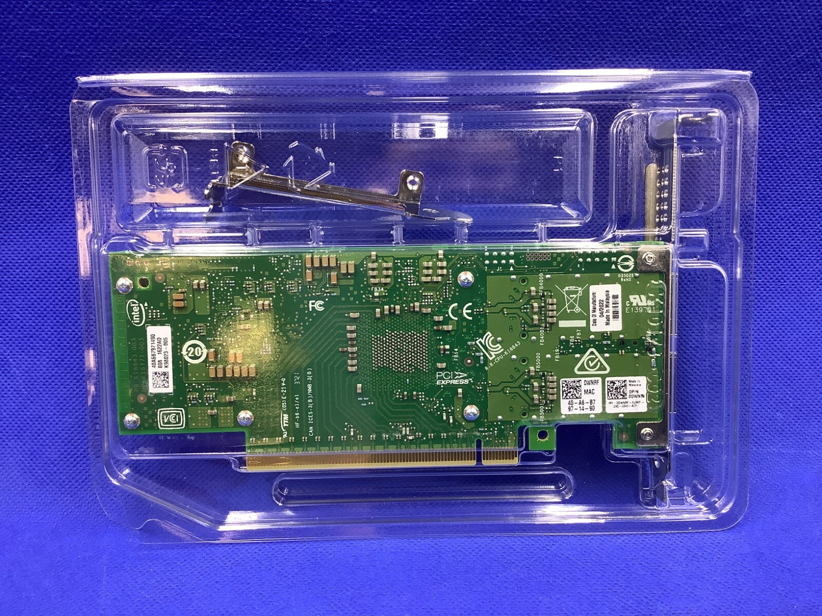 E810-CQDA2 DELL DWNRF Intel 100GbE Dual Port QSFP28 Eth Network Adapter 0DWNRF