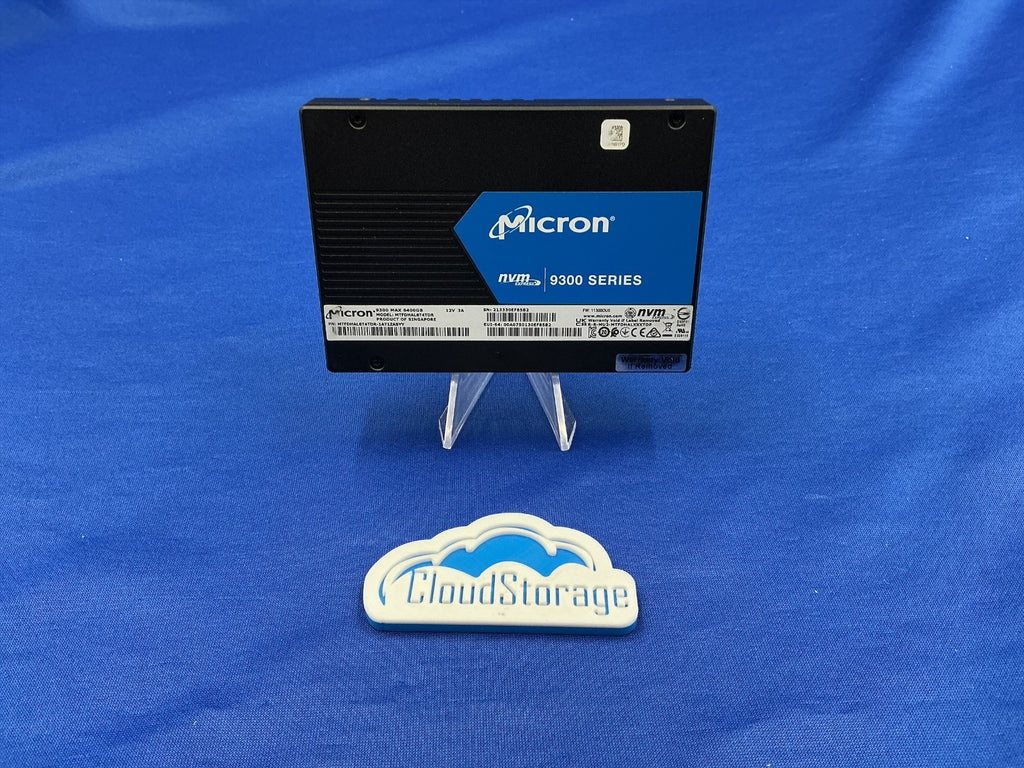 MTFDHAL6T4TDR Micron 9300 Max 6.4TB PCIe NVME U.2 2.5" Internal SSD