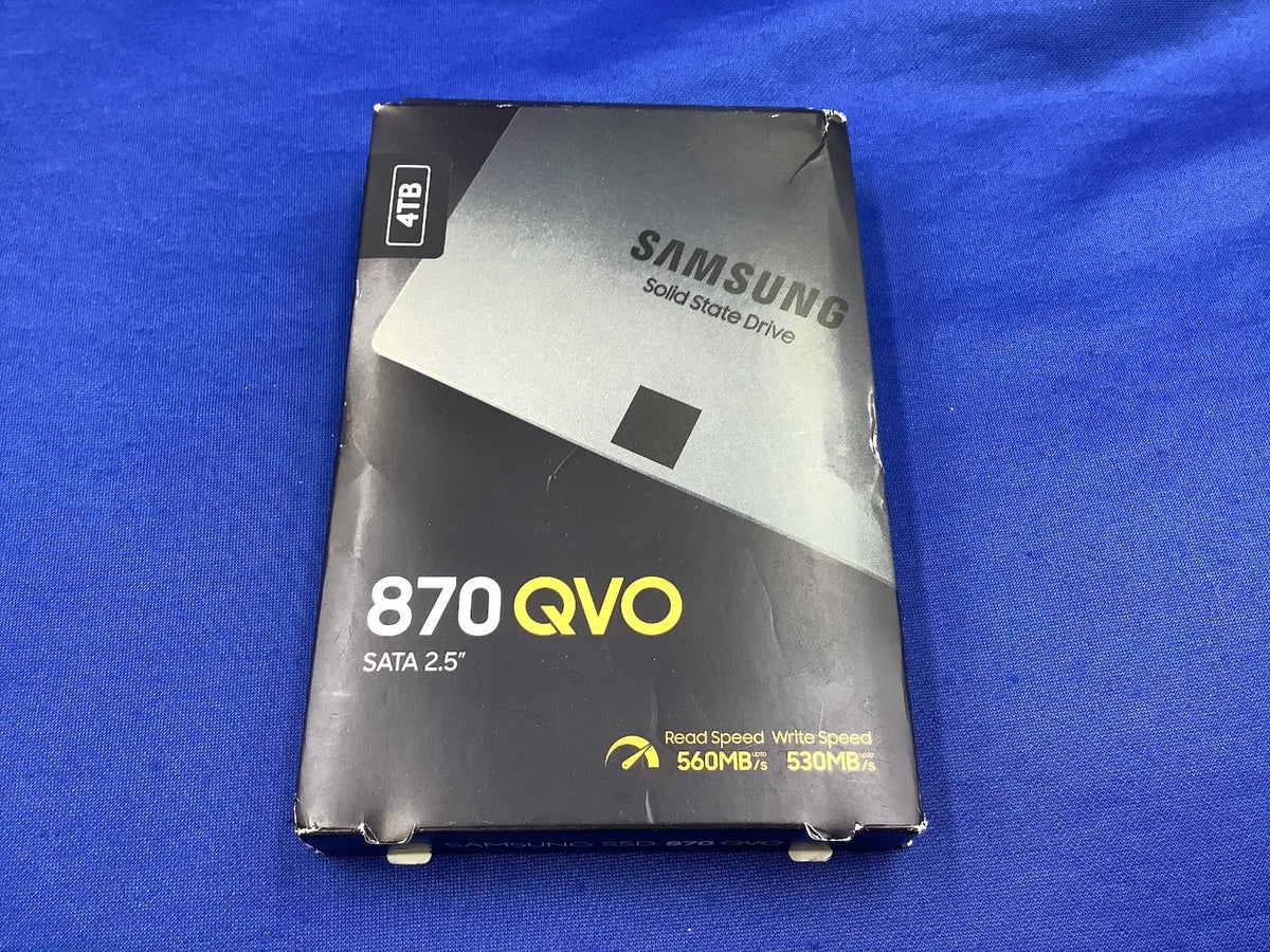 MZ-77Q4T0B/AM SAMSUNG 870 QVO 4TB SATA 2.5 V-NAND SSD MZ-77Q4T0