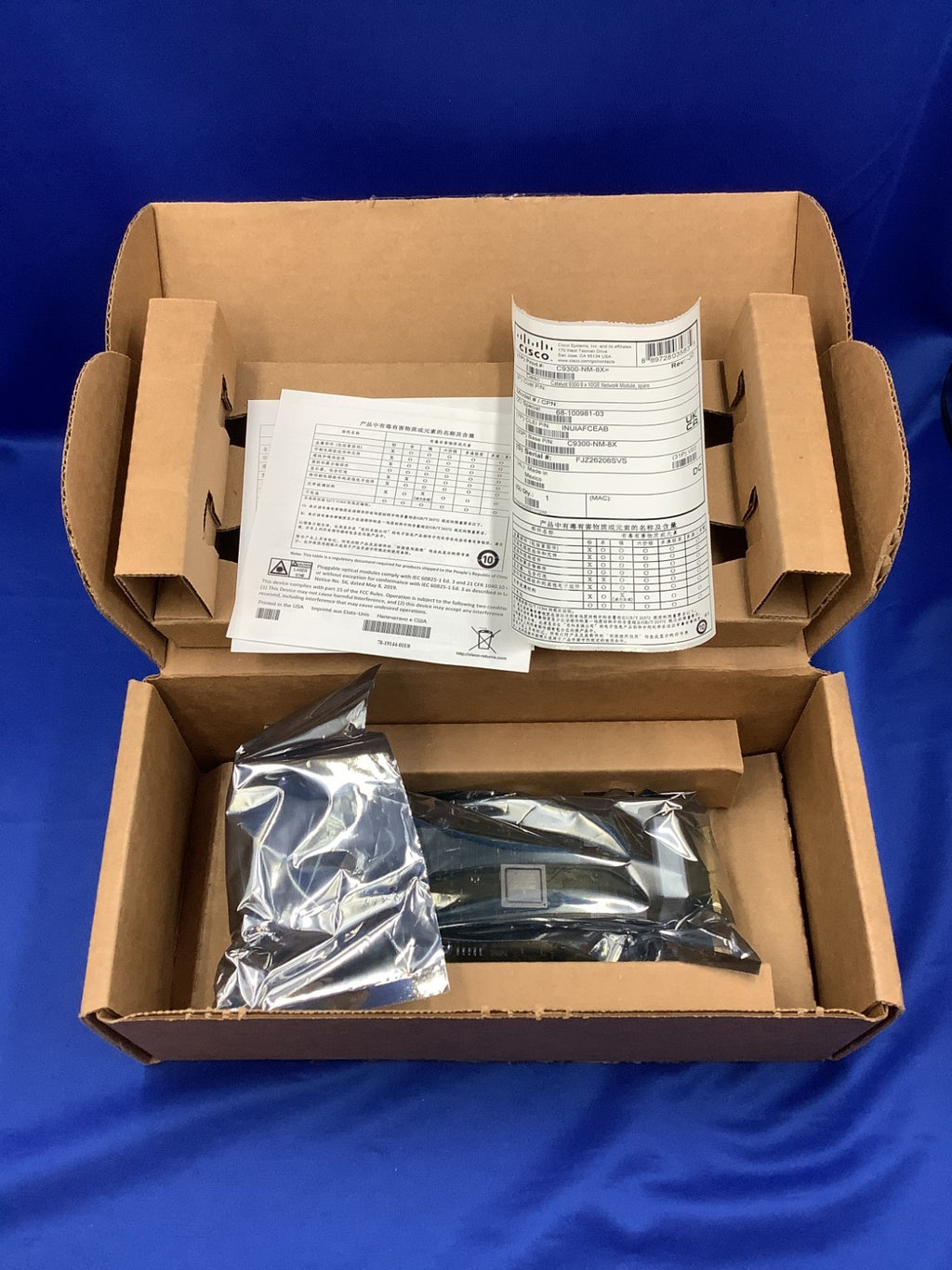 NOB C9300-NM-8X CISCO C9300 Series 8 x 10GE Network Module for Catalyst 9300