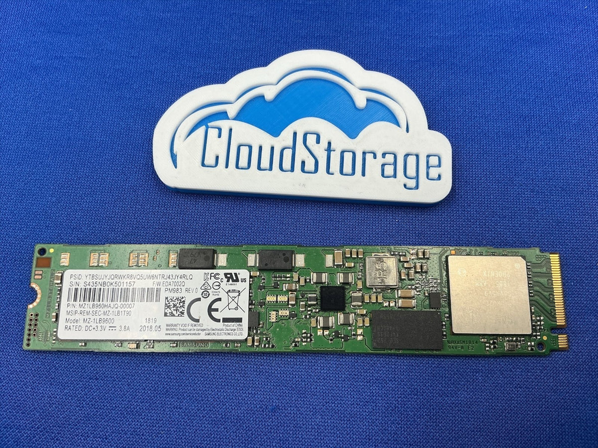 Samsung MZ-1LB9600 PM983 960GB M.2 22110 PCIe 3.0 x4 Enterprise NVMe SSD