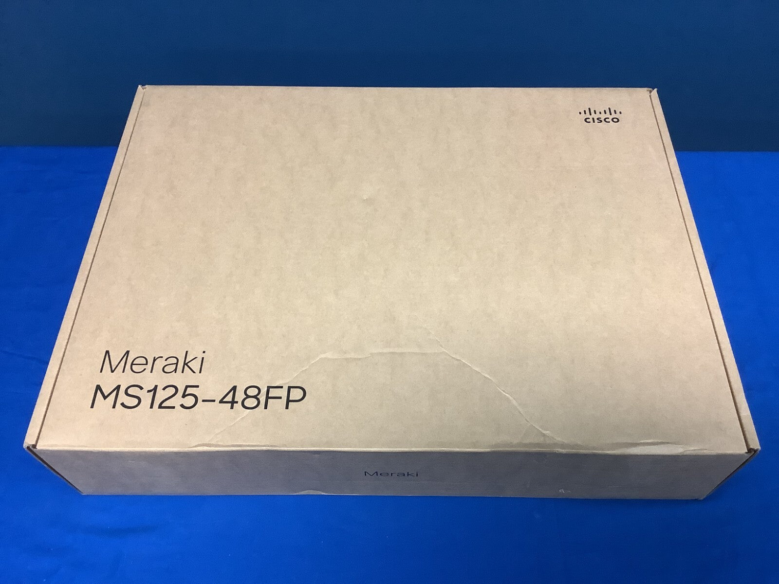 NOB MS125-48FP-HW Cisco Meraki 48-Port PoE Managed Ethernet Switch UNCLAIMED