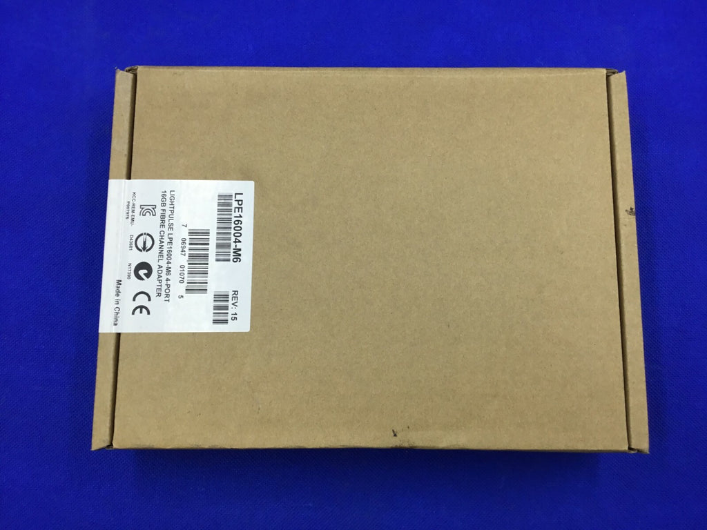 F/S Emulex LPE16004-M6 quad-port Gen 5 Fibre Channel (16GFC) Host Bus Adapter