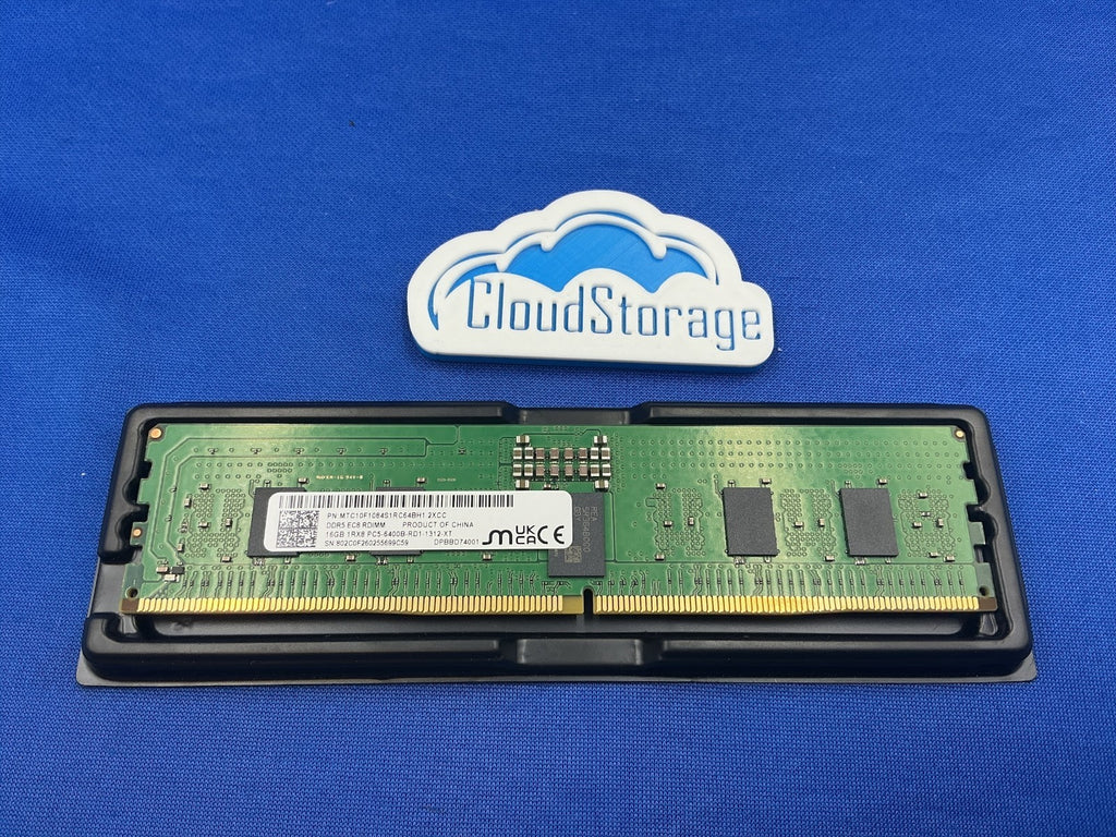 MTC10F1084S1RC64BH1 MICRON 16GB (1x16GB) 1Rx8 PC5-6400B RDIMM MEMORY