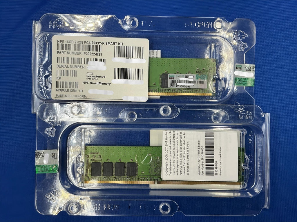 F/S P03050-091 HPE 16GB 2Rx8 PC4-2933Y Smart Memory P00922-B21 P06188-001