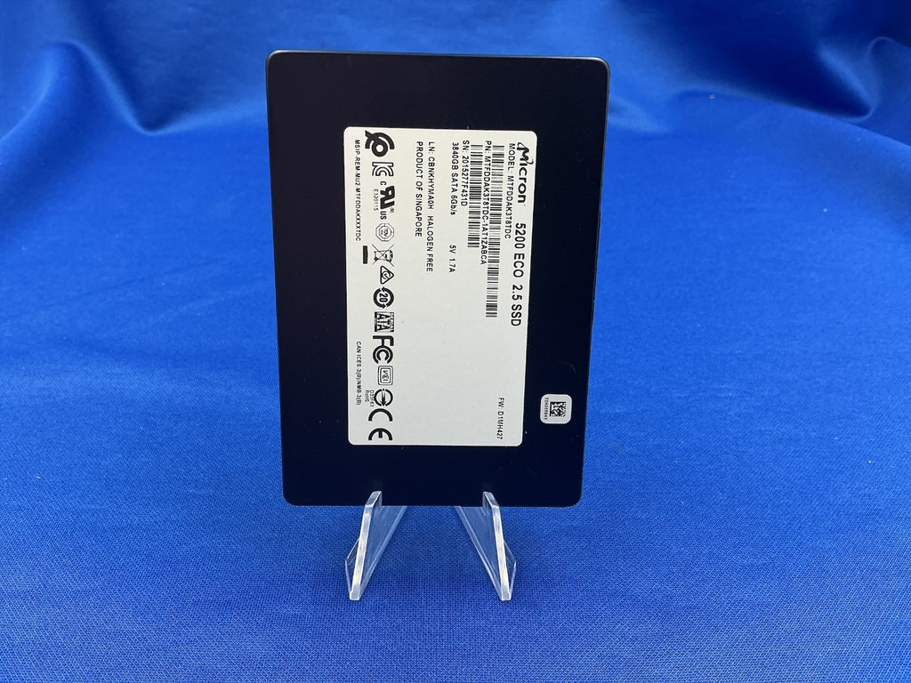 MTFDDAK3T8TDC MICRON  5200 ECO 2.5 3.84TB SATA 6Gb/s SSD MTFDDAK3T8TDC-1AT1ZABCA