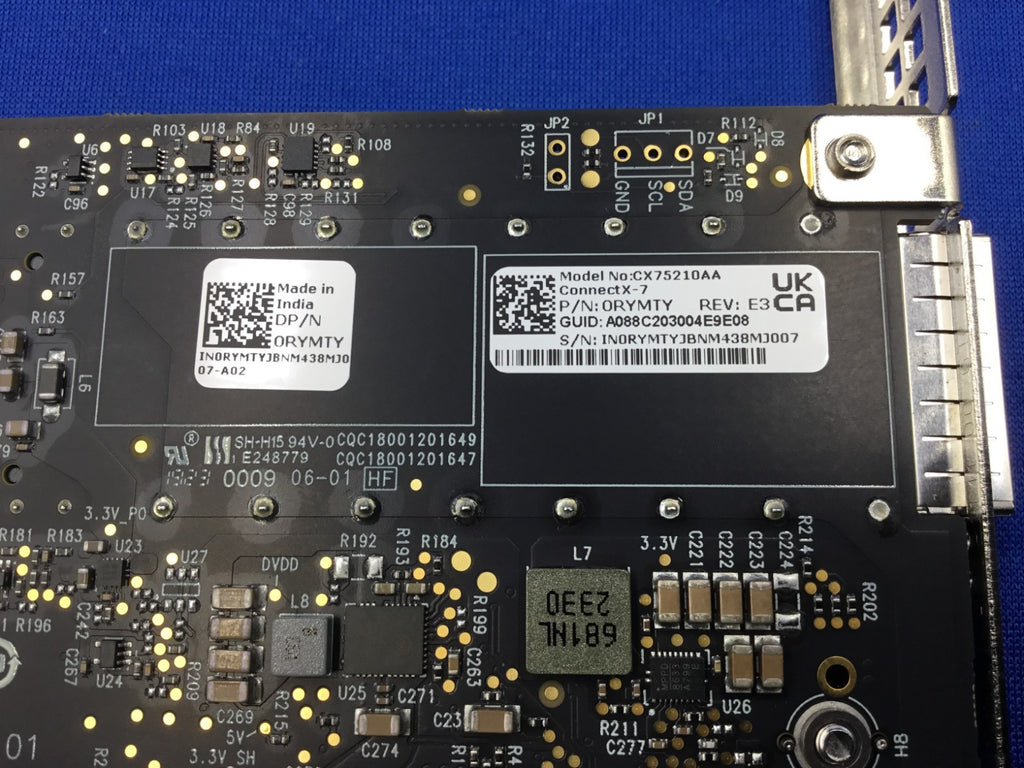 RYMTY Dell Mellanox Connectx-7 400Gbe Pcie 5.0 1-Port Adapter MCX75210AAS-NEAT