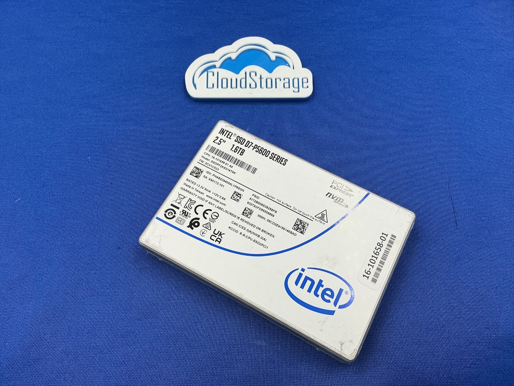 Intel D7-P5620 1.6TB 2.5IN U.2 NVMe PCIe 4.0 SSD SSDPF2KE016T9K