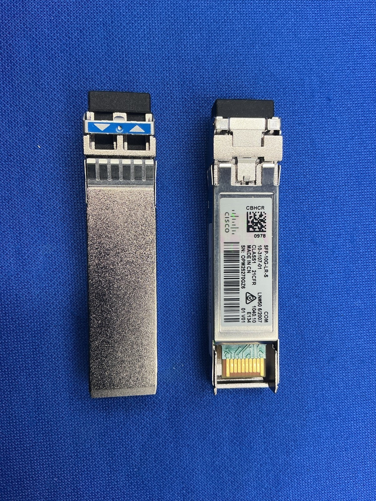 SFP-10G-LR-S Genuine Cisco 10GBASE-LR 10KM SMF SFP Module 10-3107-01
