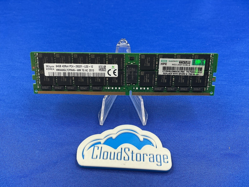 P03054-091U HPE 64GB 4DRX4 DDR4-2933 LR MEMORY P06190-001 P00926-B21