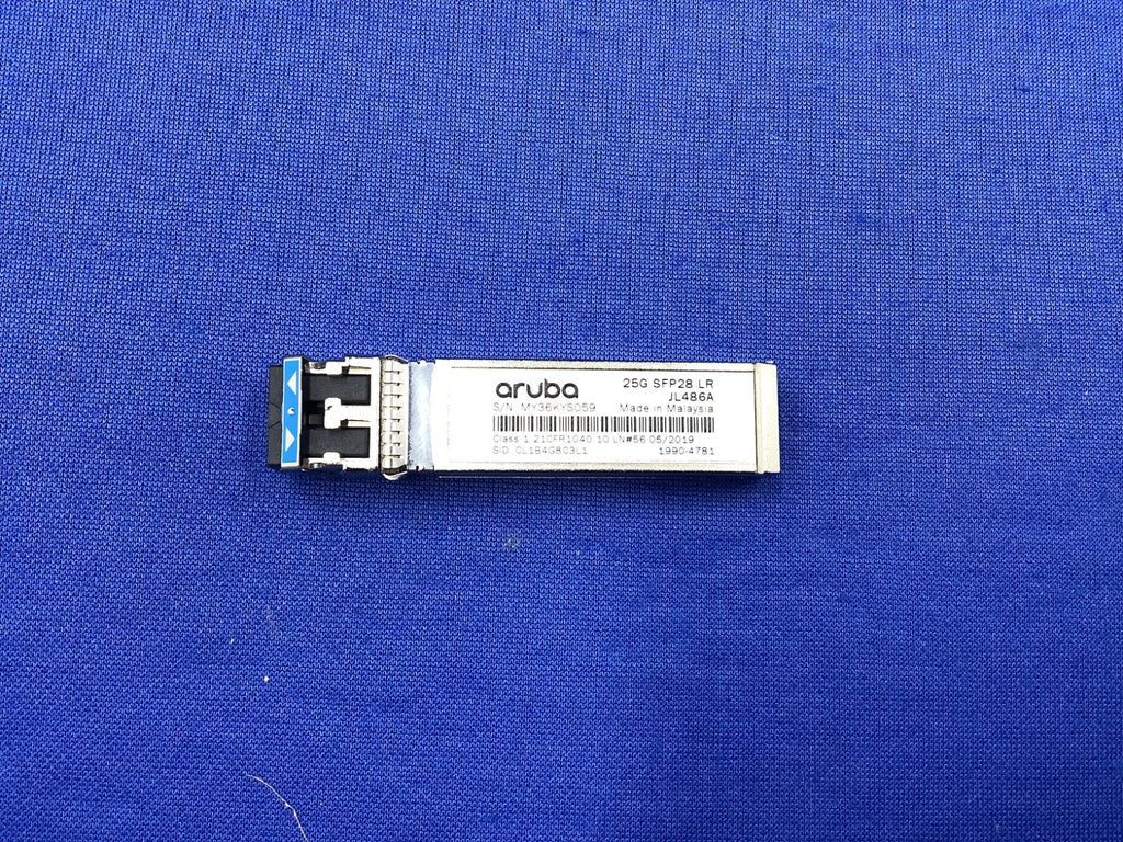JL486A  HPE  Aruba 25G SFP28 LC LR 10KM SMF Transceiver JL486-61001