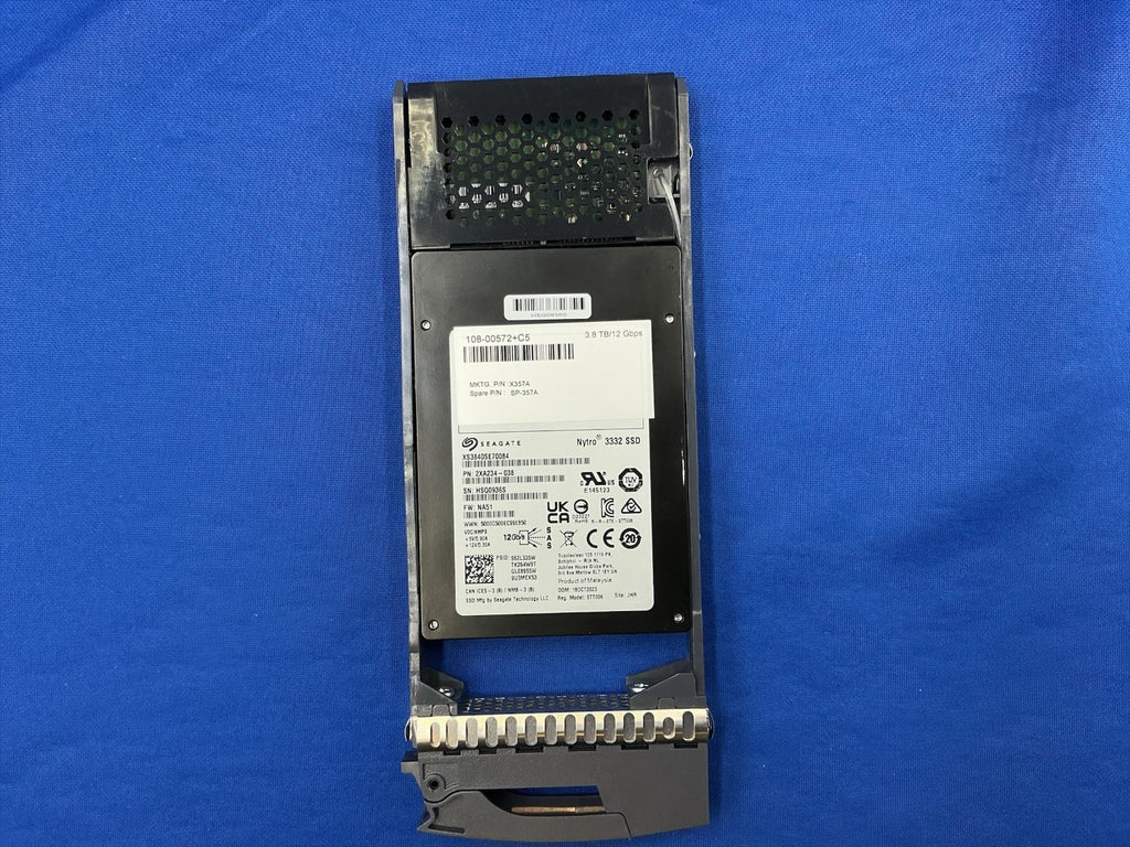 X357A XS7680SE70084 Netapp Nytro 3131 3.84TB SAS 12Gbps 2.5'' SSD