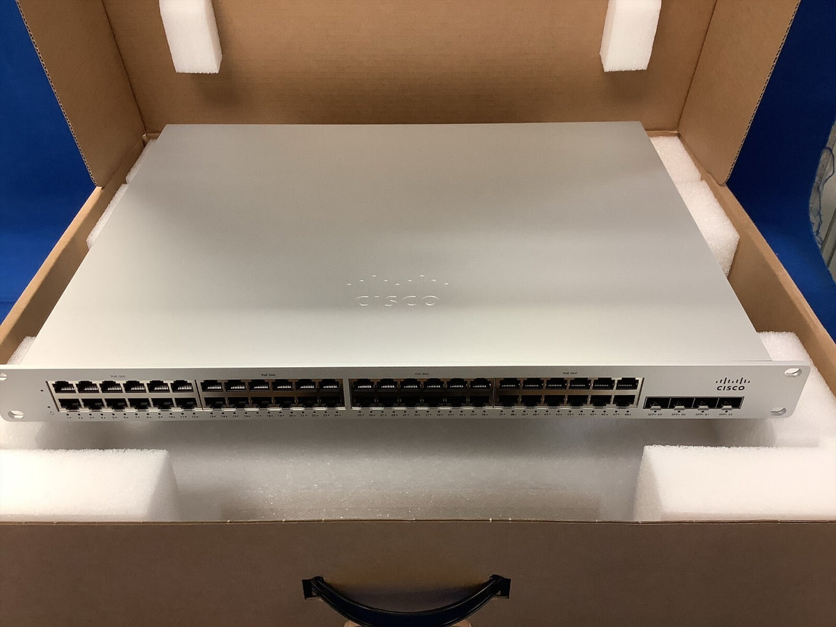 MS225-48FP-HW Cisco Meraki MS225-48FP 48-Port PoE+ Cloud Managed SwitchUnclaimed