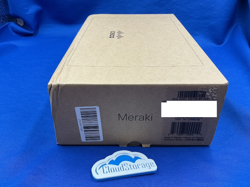 MS130-8P-HW Meraki MS130 8-Port 1GbE RJ45, 2-Port 1GbE SFP PoE Switch UNCLAIMED
