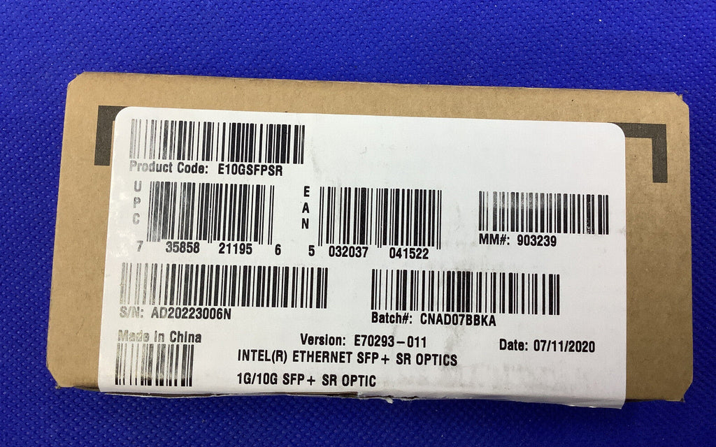 NEW XYD50 DELL Intel E10GSFPSR 10GB SR FC SFP+ 850nm AFBR-709DMZ-IN3