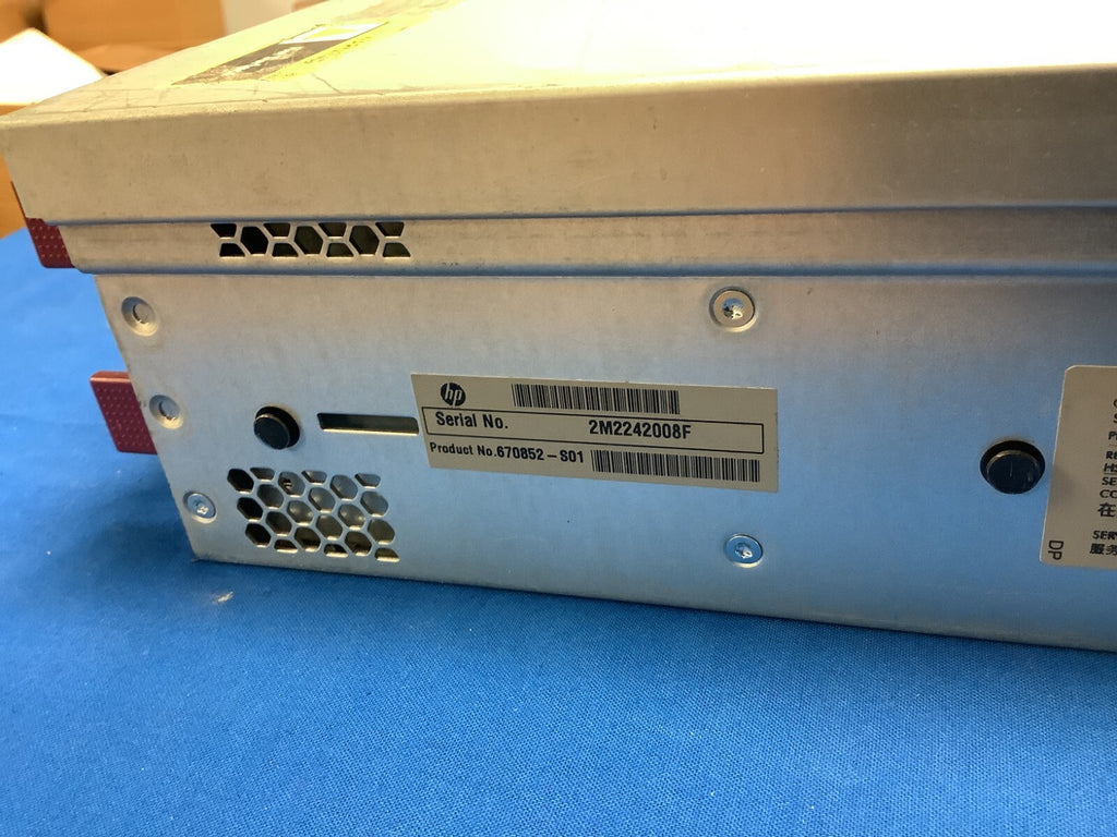 HP ProLiant DL380P G8 8x SFF Server Chassis w/ 662530-001 6x Fan 2 PSU 2heatsink