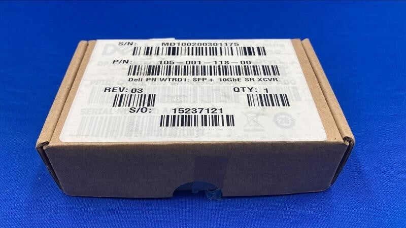 NOB 0WTRD1 Dell 105-001-118-001 10Gb SFP+ TRANSCEIVER WTRD1